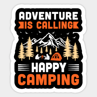 Camping Sticker